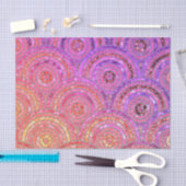 Luxe metalen Folie Glitter Pink Gold Stippen Circu Tissuepapier (Craft)