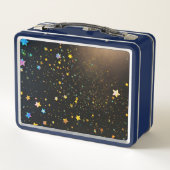 Luxe metalen lunchbox (Achterkant)