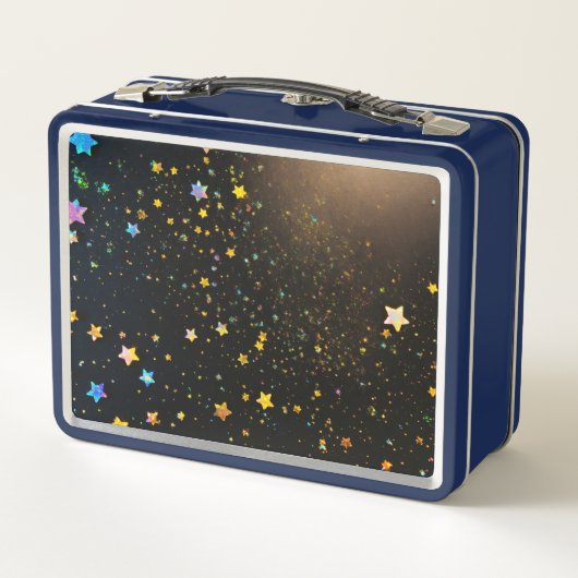 Luxe metalen lunchbox (Achterkant)