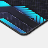 Luxe Metallic blauwe achtergrond Bureaumat (Hoek)