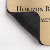 Luxe Metallic Gold Real Estate Mousepad Muismat (Hoek)
