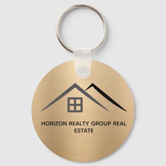 Luxe Metallic Gold Sleutelhangers (Achterkant)