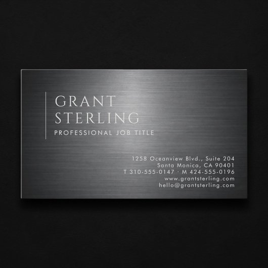 Luxe Metallic Professionele Visitekaartje