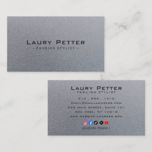 Luxe Metallic Stylist Visitekaartje
