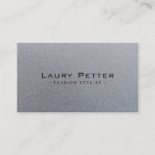 Luxe Metallic Stylist Visitekaartje (Voorkant)