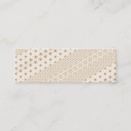 Luxe Mini Visitekaartje (Voorkant)