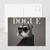 Luxe Miniatuur Schnauzer Briefkaart (Voorkant / Achterkant)