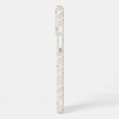 Luxe Minimaal Botanisch Patroon iPhone Hoesje (Linkerkant)