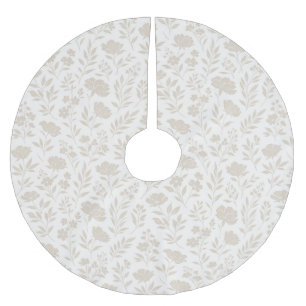 Luxe Minimaal Botanisch Patroon Kerstboom Rok