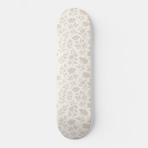 Luxe Minimaal Botanisch Patroon Persoonlijk Skateboard