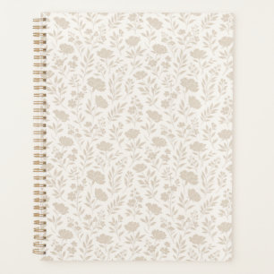 Luxe Minimaal Botanisch Patroon Planner