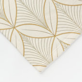 Luxe Minimaal Geometrisch Naadloos Patroon Fleece Deken (Hoek)