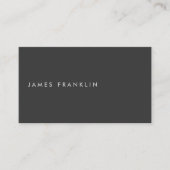 LUXE MINIMALISME met OFFSET TYPE Visitekaartje (Voorkant)