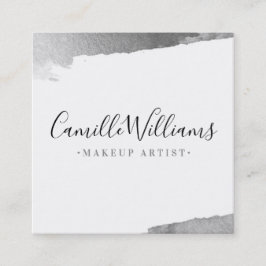 LUXE MINIMALIST glam lux faux vergulde zilveren bo Vierkante Visitekaartje