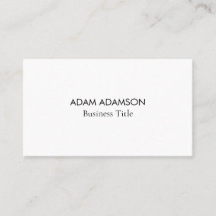 Luxe Minimalist (QR Code) Modern Professioneel Visitekaartje