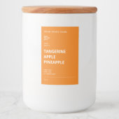 Luxe minimalistisch sap smoothie flessen label voedselcontainer etiket (Voorkant)