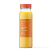 Luxe minimalistisch sap smoothie flessen label voedselcontainer etiket