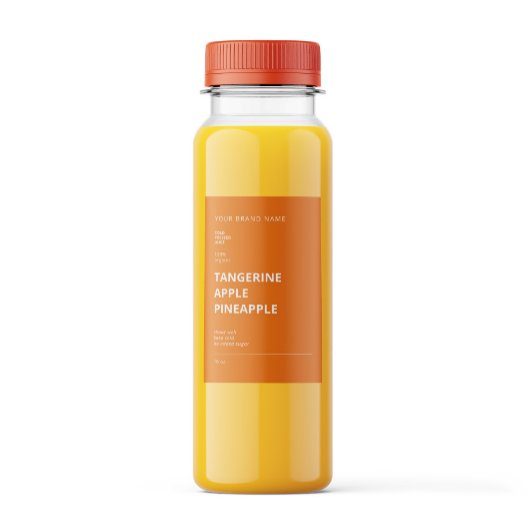 Luxe minimalistisch sap smoothie flessen label voedselcontainer etiket
