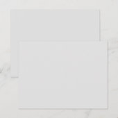 Luxe Minimalistische Aangepaste Postkaarten (Voorkant / Achterkant)