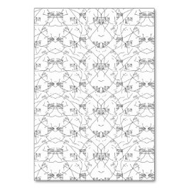 Luxe Minimalistische Abstracte Patroonontwerp Kaart
