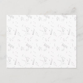 Luxe Minimalistische Abstracte Postkaart