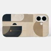 Luxe Minimalistische Geometrische Abstracte Design Case-Mate iPhone Case (Achterkant (horizontaal))