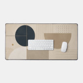 Luxe Minimalistische Geometrische Abstracte Ontwer Bureaumat (Keyboard & Muis)