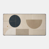 Luxe Minimalistische Geometrische Abstracte Ontwer Bureaumat (Voorkant)