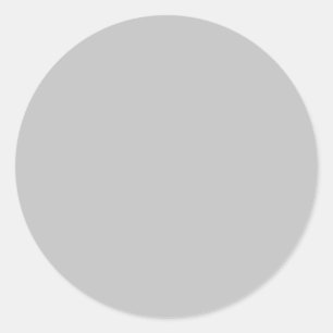 Luxe Minimalistische Grijze Ronde Stickers