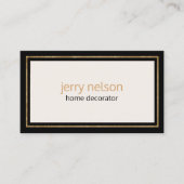 Luxe minimalistische hedendaagse visitekaartje (Voorkant)