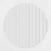 Luxe Minimalistische Pinstripe Tote Tas Labels (Design 1)