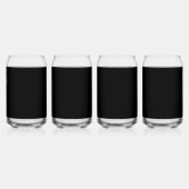 Luxe Minimalistische Terug naar School Blikvorm Glas (Achterkant)
