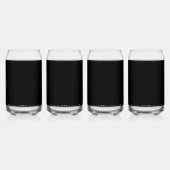 Luxe Minimalistische Terug naar School Blikvorm Glas (Voorkant)
