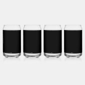Luxe Minimalistische Terug naar School Blikvorm Glas (Links)