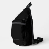 Luxe Minimalistische Terug naar School Sling Bag (Rechterhoek)