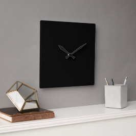 Luxe Minimalistische Terug naar School Vierkante Klok