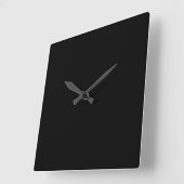 Luxe Minimalistische Terug naar School Vierkante Klok (Hoek)