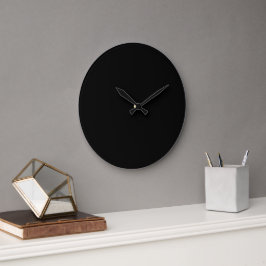 Luxe Minimalistische Zwarte Kerstcollectie Grote Klok