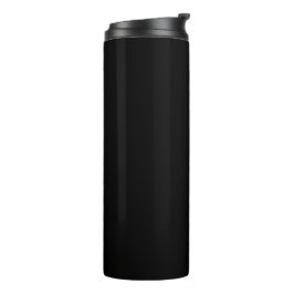Luxe Minimalistische Zwarte Kerstcollectie Thermosbeker