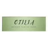 Luxe Mint Green Beauty Salon Personeelsnaam Badges (Voorkant)