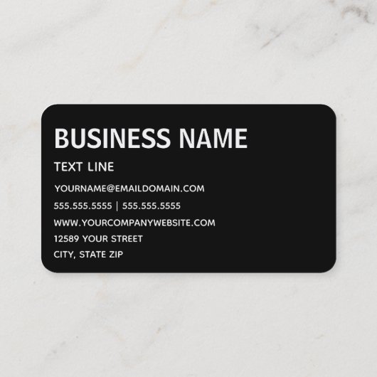 Luxe MLM Premium Visitekaartje (Achterkant)