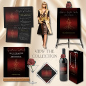 Luxe Mode Gala VIP Bedankt Wijnfles Cadeau Wijn Cadeautas