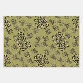 Luxe modern animalprint be brave girl inpakpapier vel (Voorkant 2)