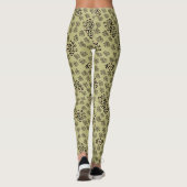 Luxe modern animalprint be brave girl leggings (Achterkant)