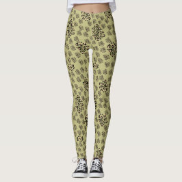 Luxe modern animalprint be brave girl leggings