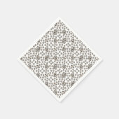 Luxe modern animalprint be brave girl servet (Hoek)