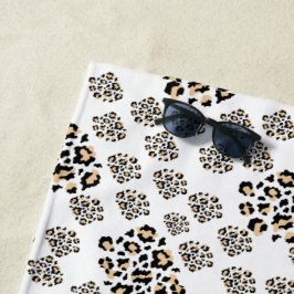 Luxe modern animalprint be brave girl strandlaken