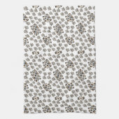 Luxe modern animalprint be brave girl theedoek (Verticaal)