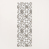 Luxe modern animalprint be brave girl yogamat (Achterkant)