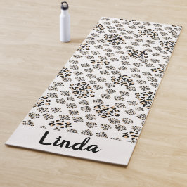 Luxe modern animalprint be brave girl yogamat